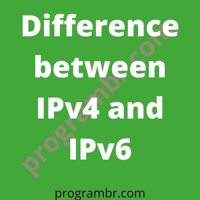 IPv4 vs IPv6