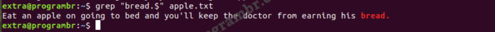 grep command in linux with examples