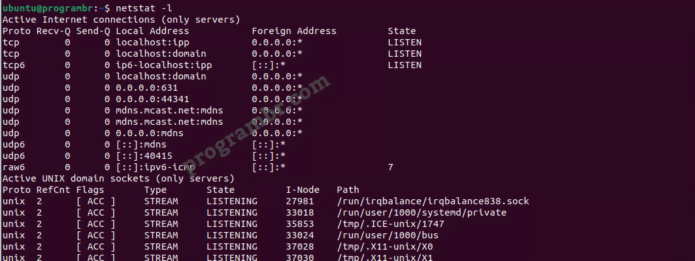 netstat-l-command-in-linux