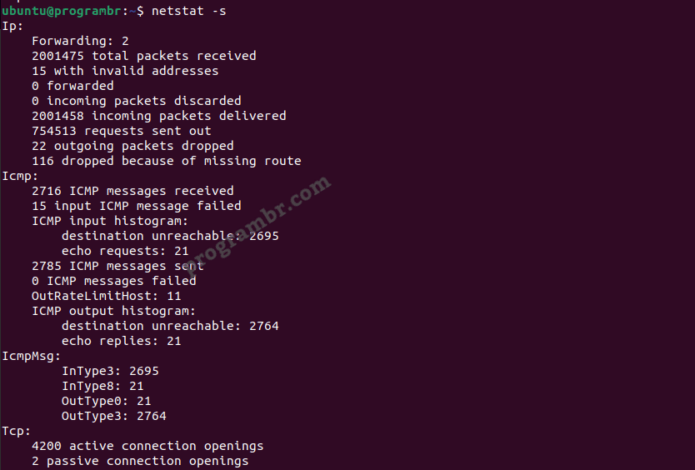 netstat-s-command-in-linux