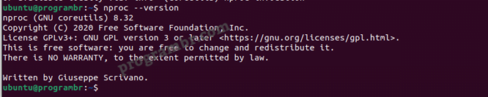 nproc-version-command-in-linux