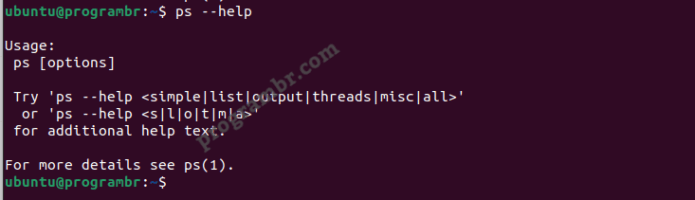 ps - help-command-in-linux